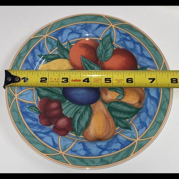 Victoria & Beale Casual Forbidden Fruit LUNCHEON SALAD PLATES 9024 Set of 4 - Picture 8 of 9
